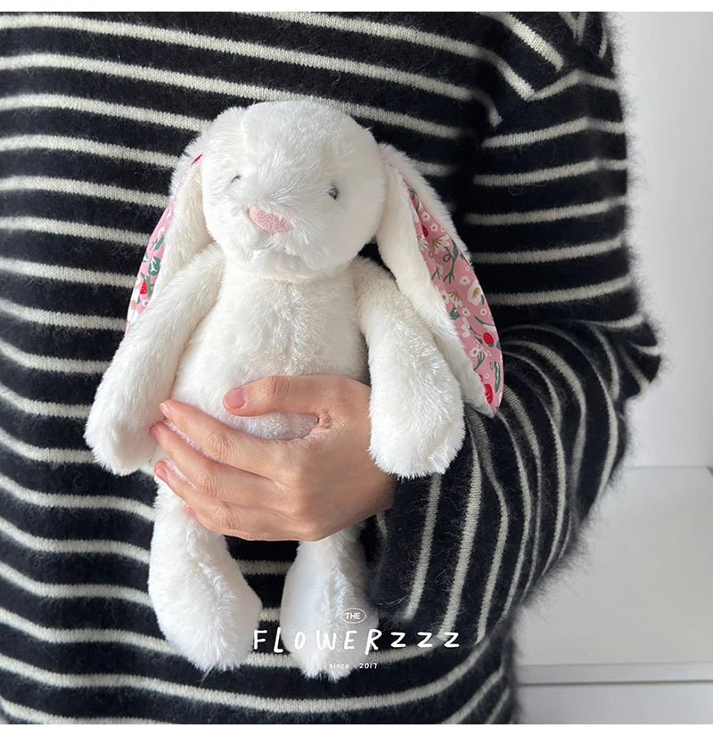 Cartoon Floral Bunny Plush Toy