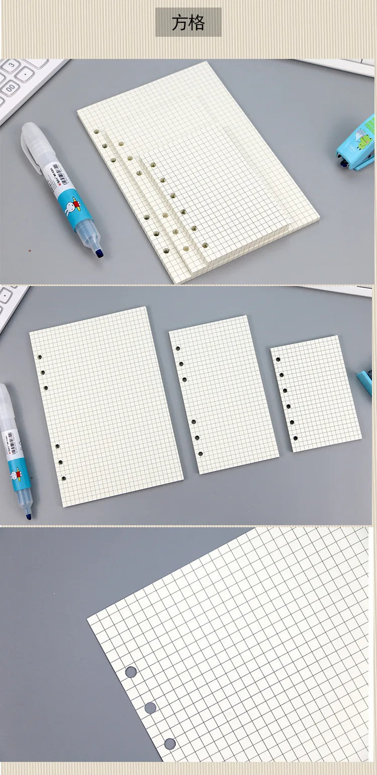 Loose Leaf Notebook Refill Paper Set