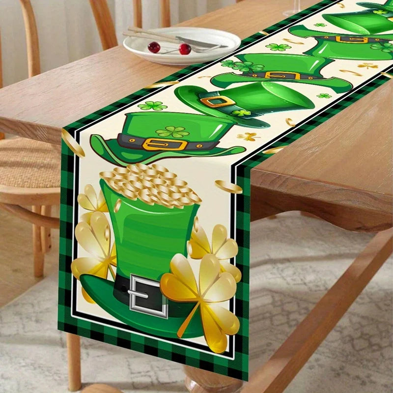St. Patrick's Day Clover Table Runner