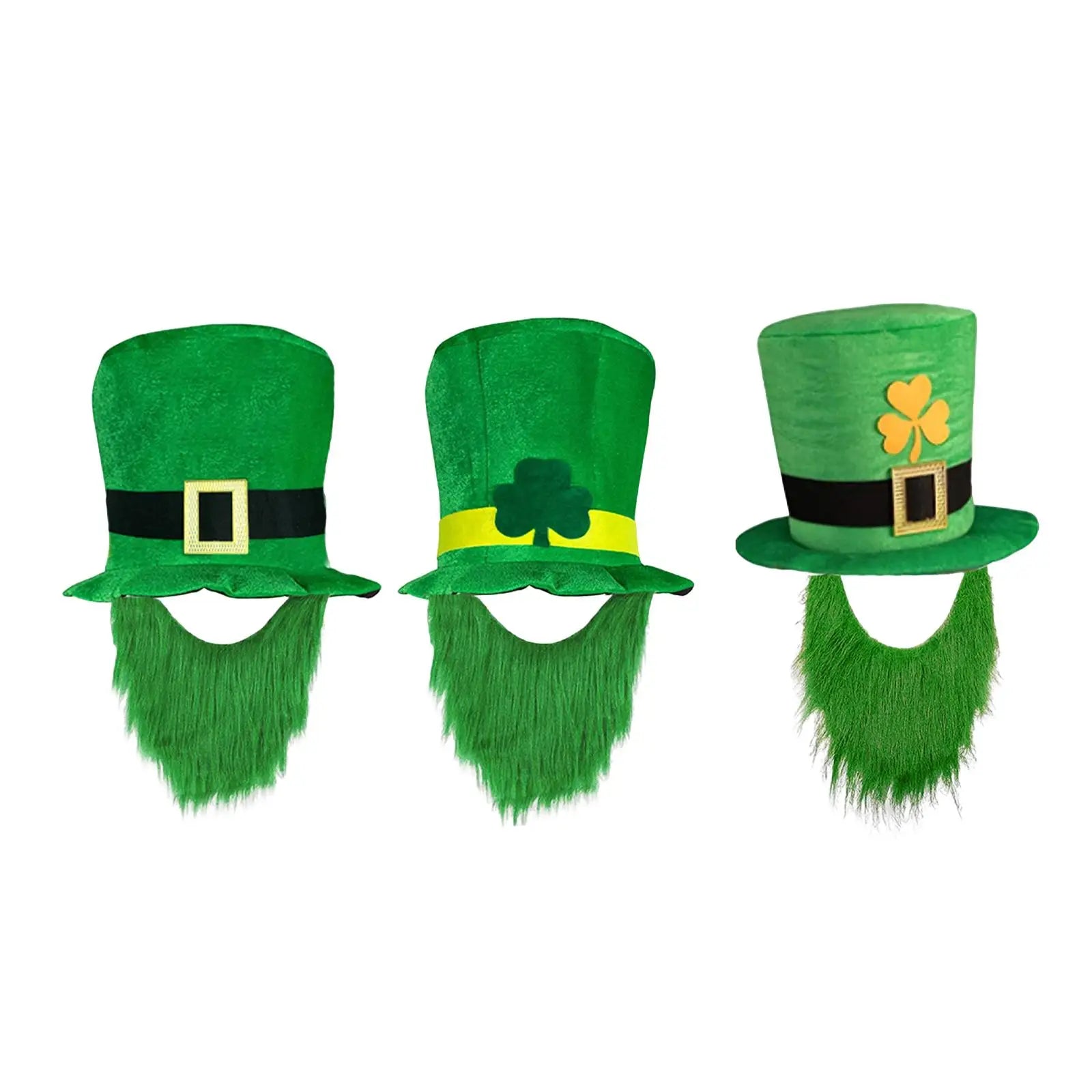 St. Patrick's Day Leprechaun Hat with Beard