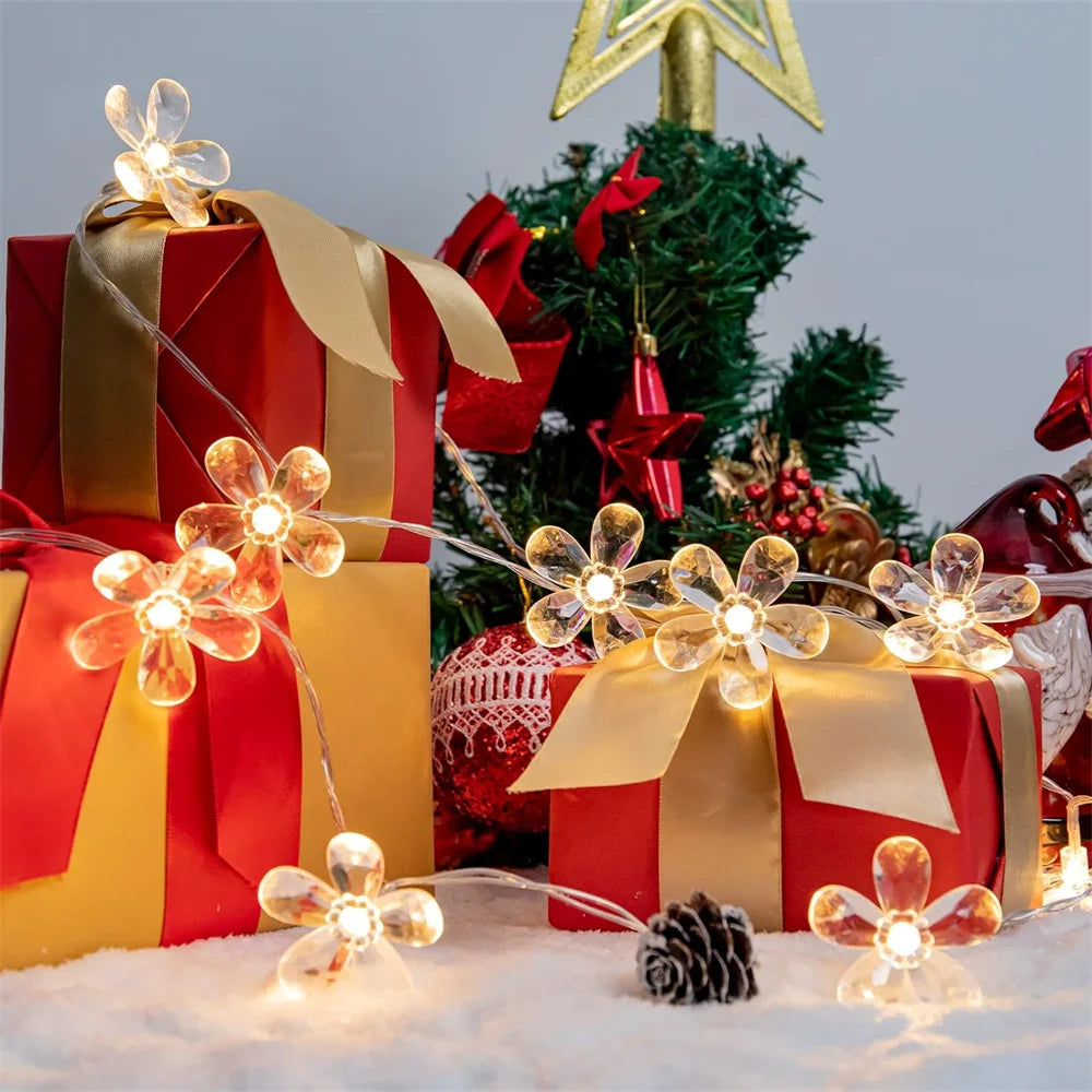 USB Flower LED String Lights