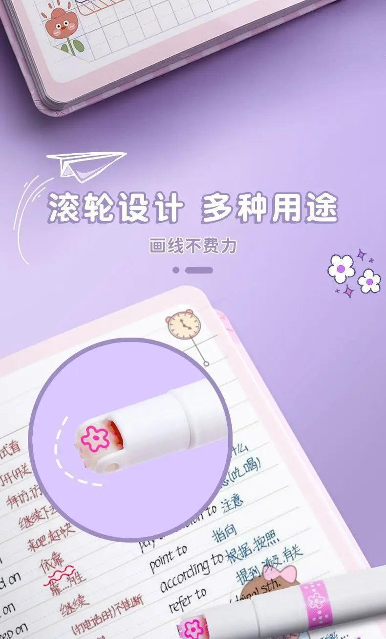 Zoecor Kawaii Highlighter Pen Set