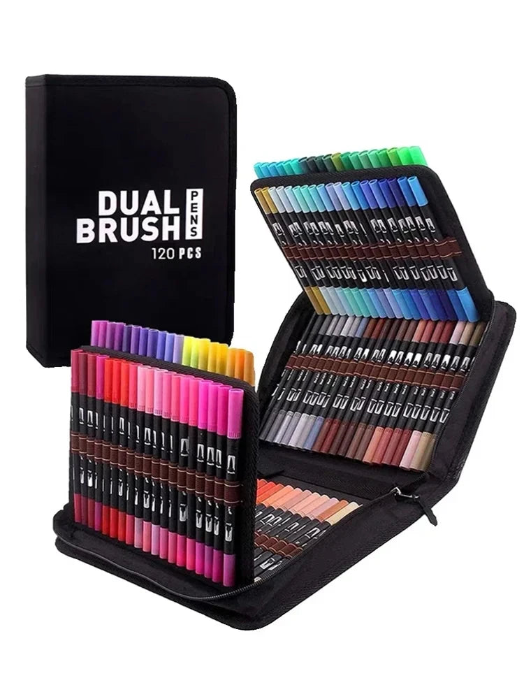 Watercolor & Fine liner Art Set