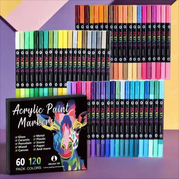 Acrylic Paint Markers Set