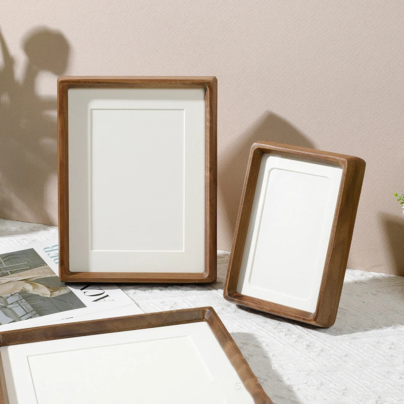 Solid Wood Black Walnut Photo Frame