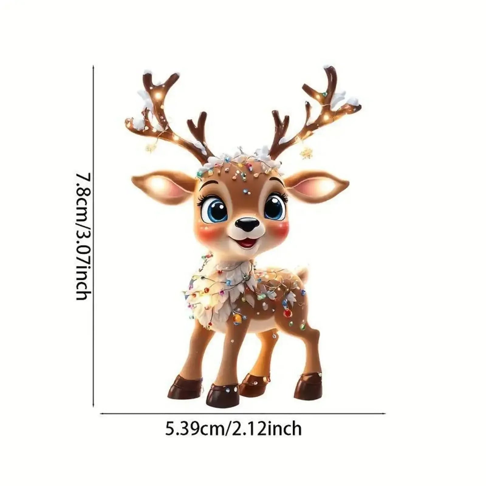 Christmas Deer Ornament – Elegant Reindeer