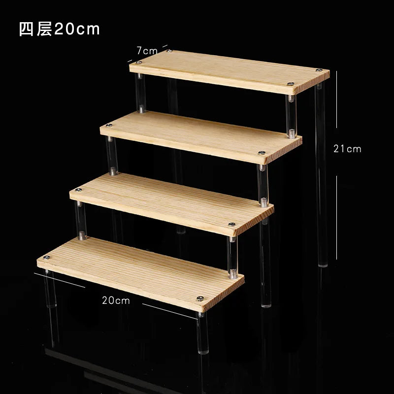 1–5 Tier Clear Acrylic Display Stand