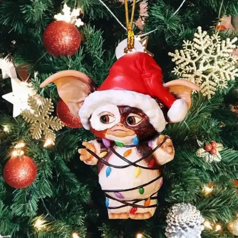 Gremlins Santa Hat Christmas Tree Pendant