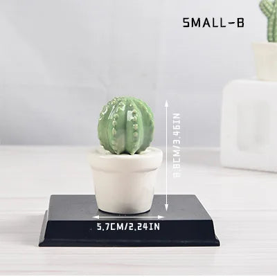 Ceramic Cactus Multi-Potted Decor