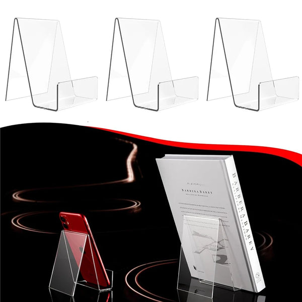 4PCS Clear Acrylic Book