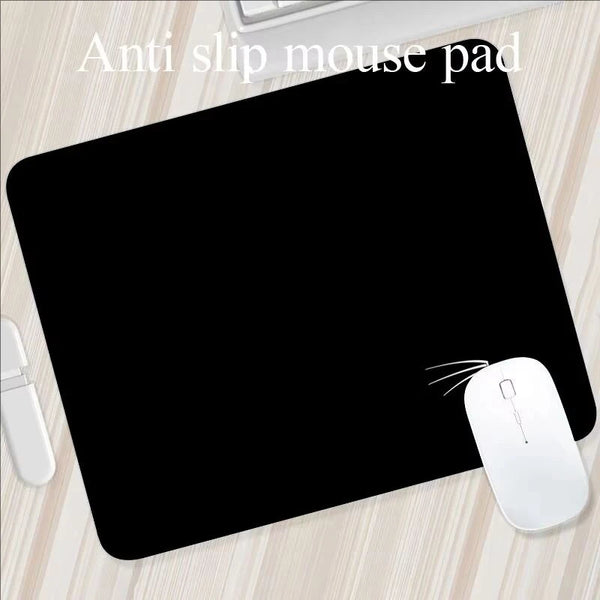 Black Gaming Mouse Pad – Anti-Slip Rubber Office & Esports Mat: