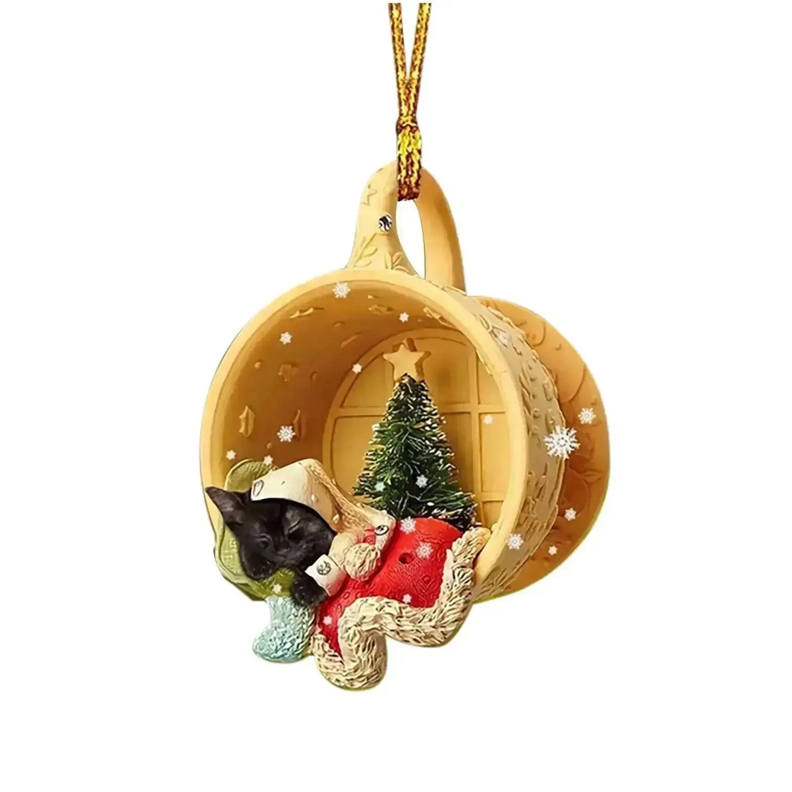 Christmas Dog Ornament
