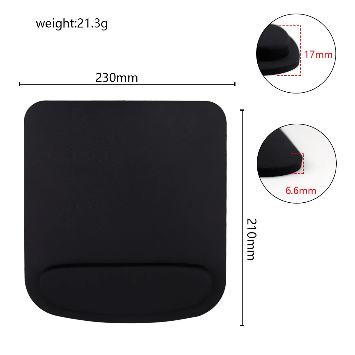 Ergonomic Mouse Pad with Wrist Support