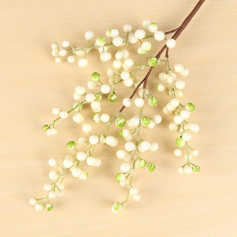 Artificial Red Berry Branch