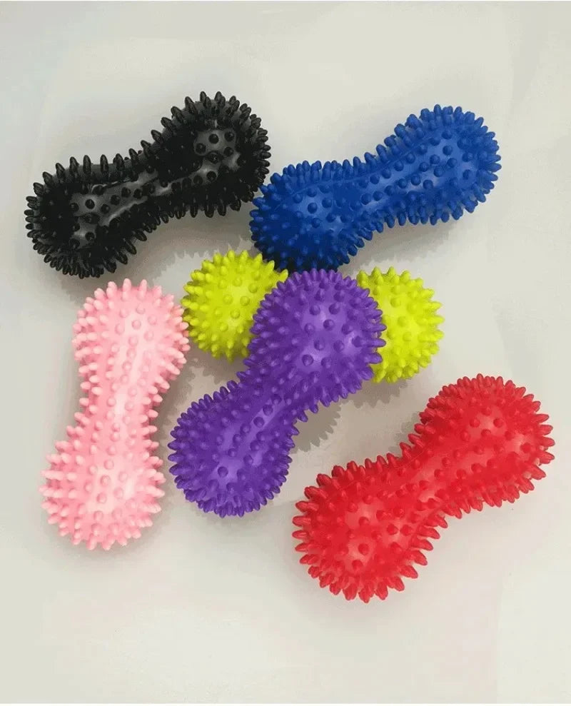 Spiky Peanut Massage Ball – Inflatable PVC Yoga & Fitness Tool