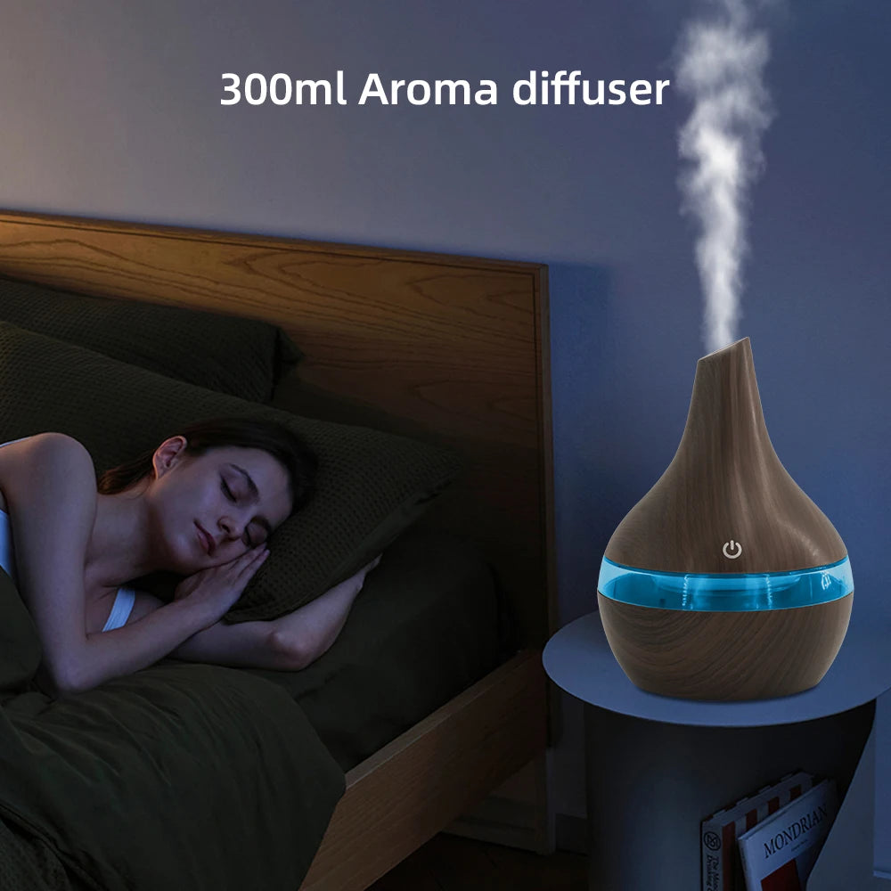 300ml Portable USB Humidifier & Diffuser