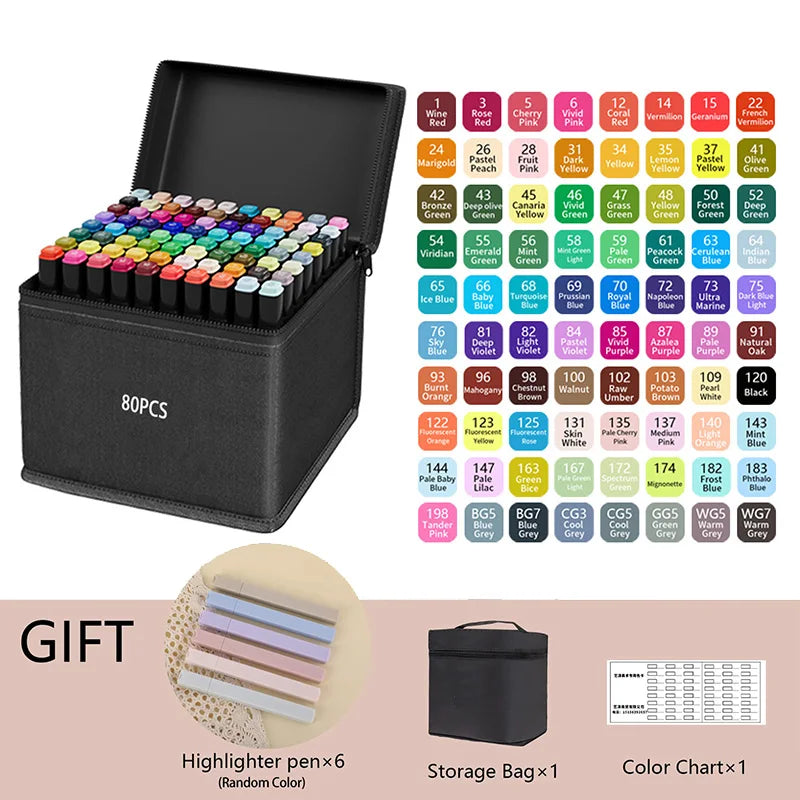 Alcohol Drawing Marker Set