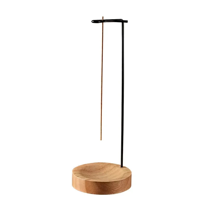 Upside Down Incense Burner – Wooden Holder & Tray