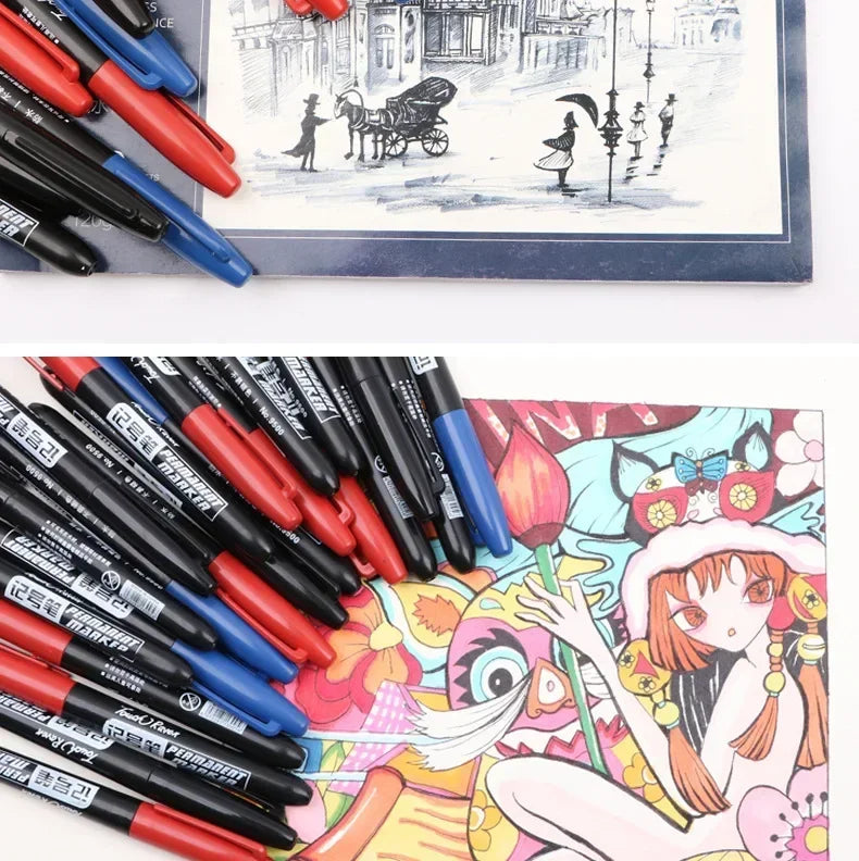 6PCS Permanent Marker Pens