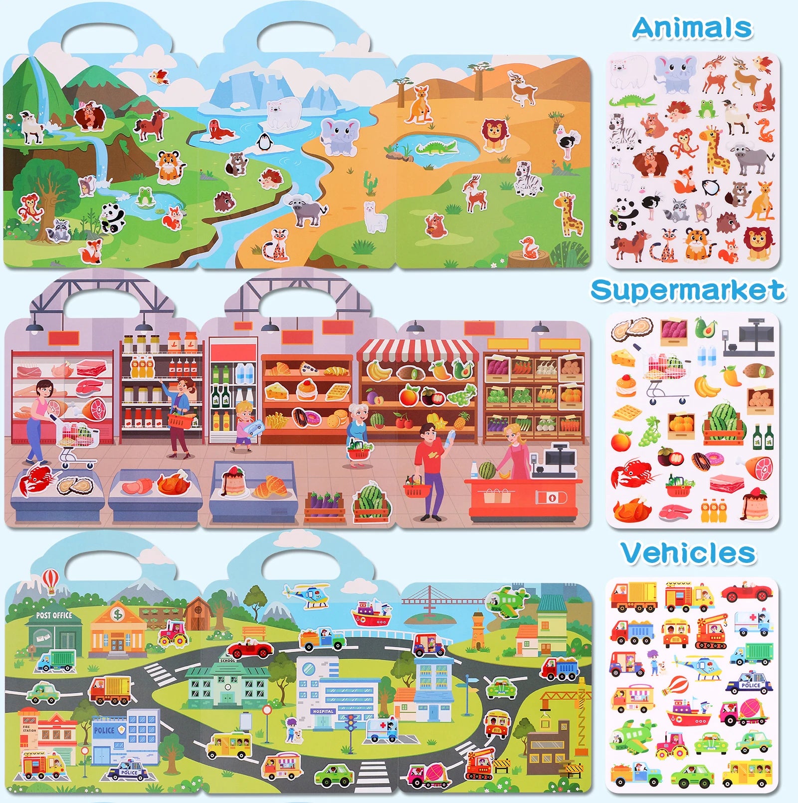 Kids’ Reusable DIY Sticker Book