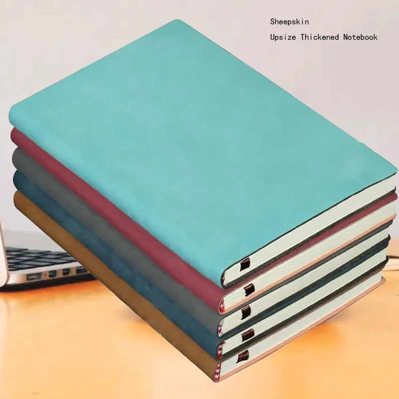 Thickened A5 A6 B5 PU Business Notebook