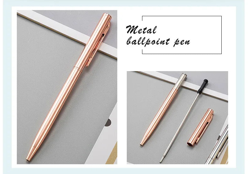 100pcs Metal Ballpoint Pen Set