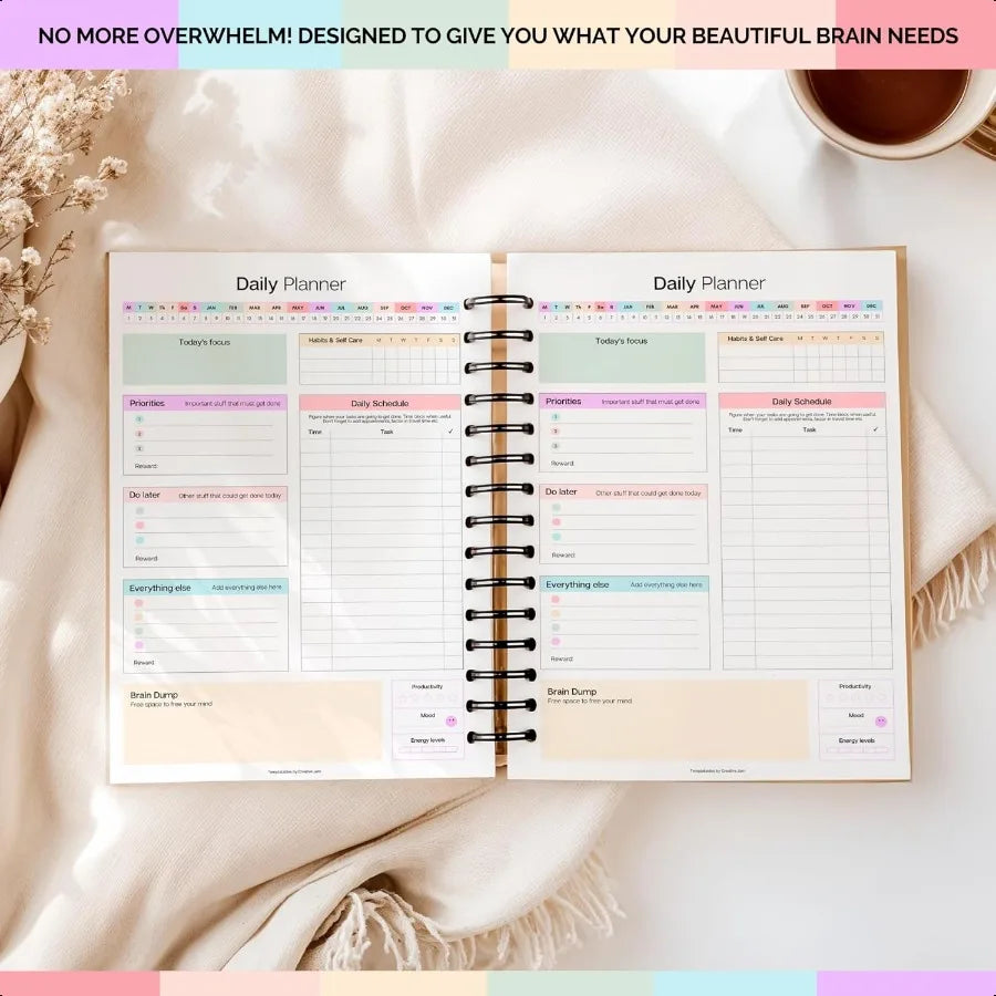 ADHD Daily Planner – Task & Productivity Organizer