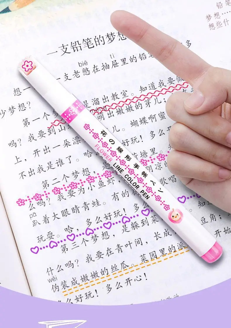 Zoecor Kawaii Highlighter Pen Set