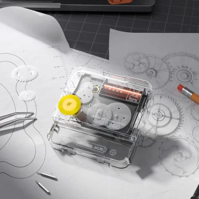 Retro Wooden Wall Clock Decor