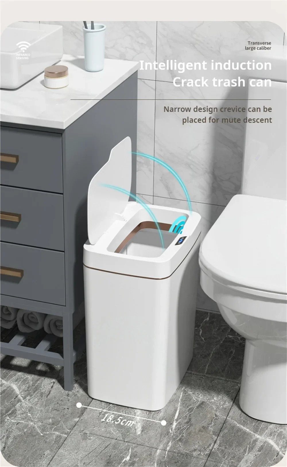 15L Smart Sensor Trash Can
