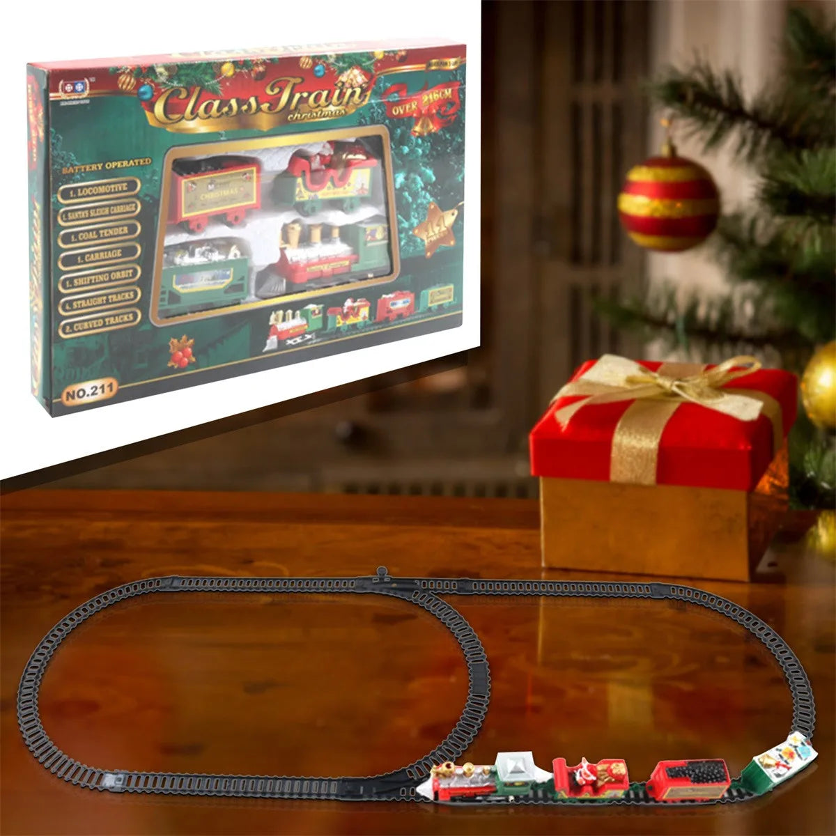 Electric Christmas Train Set
