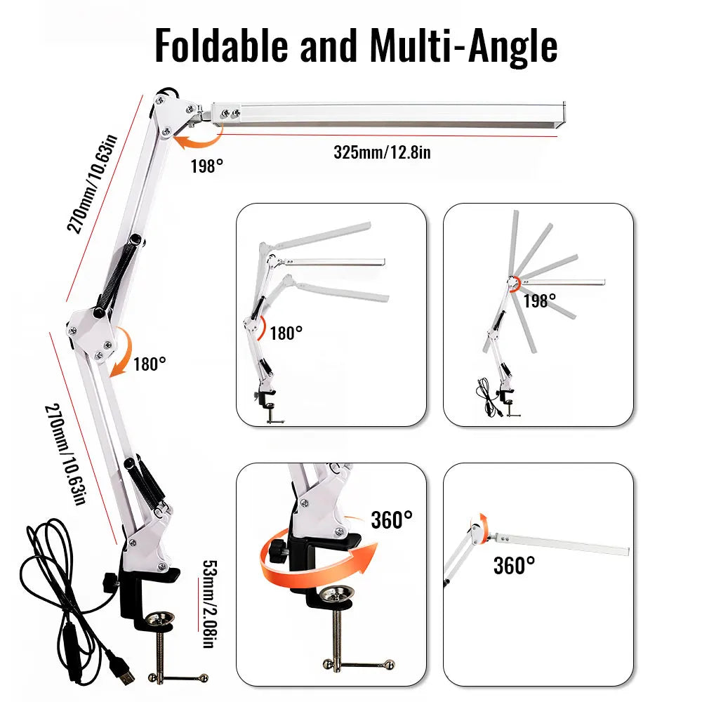 Adjustable LED Desk Lamp