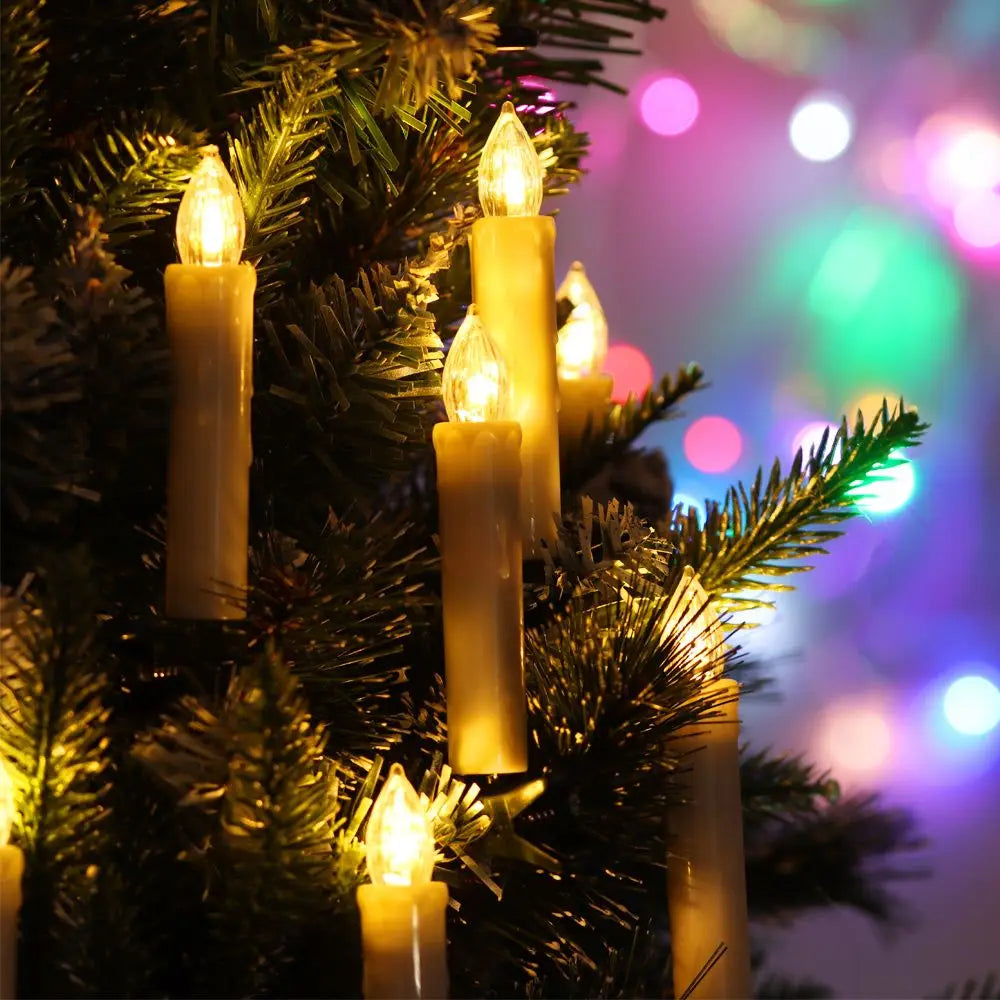 LED Flickering Window Candle