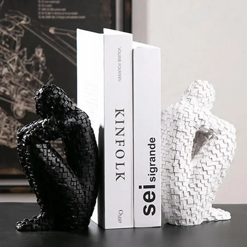 Nordic Thinker Resin Sculpture