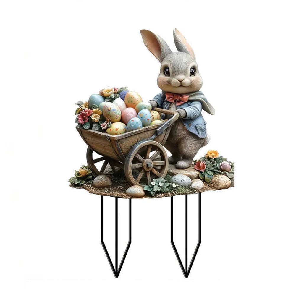 Easter Acrylic Garden Sign