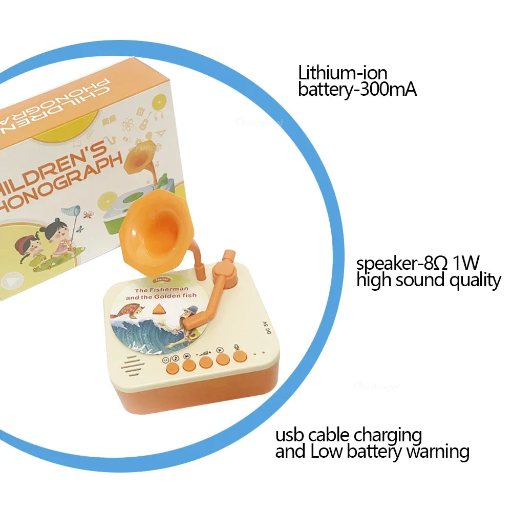 Kids Story & Music Player Gramophone Toy