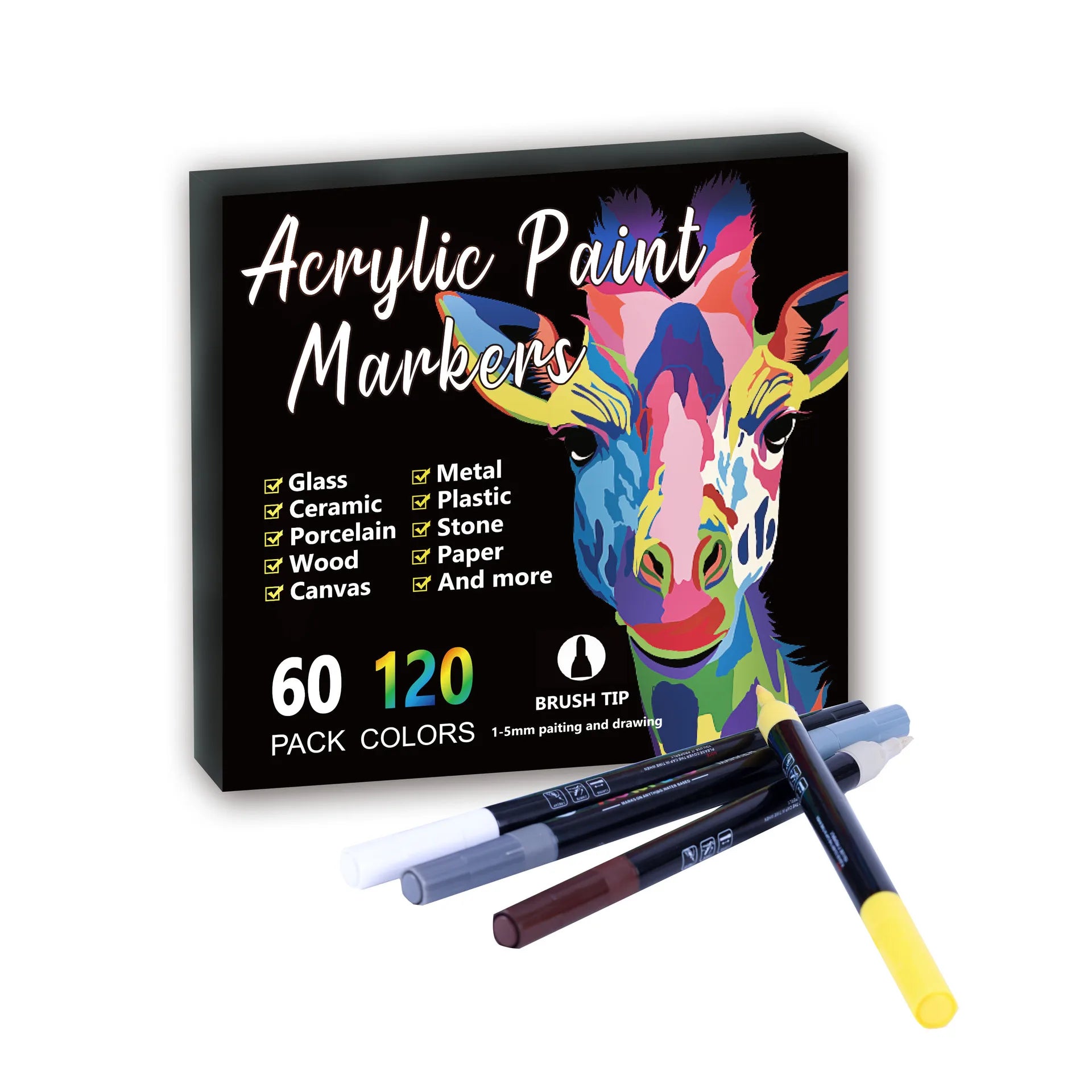 Acrylic Paint Markers Set