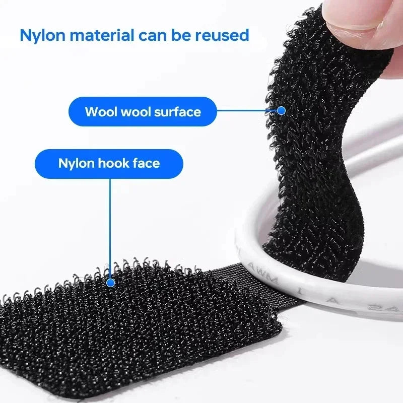 Reusable Cable Organizer – Self-Adhesive