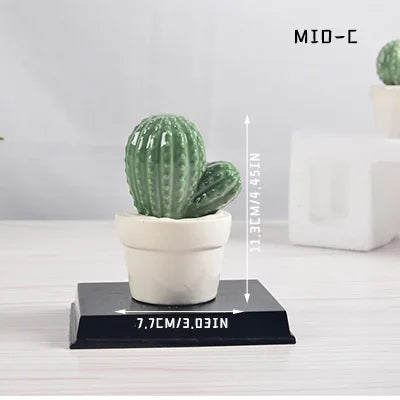 Ceramic Cactus Multi-Potted Decor