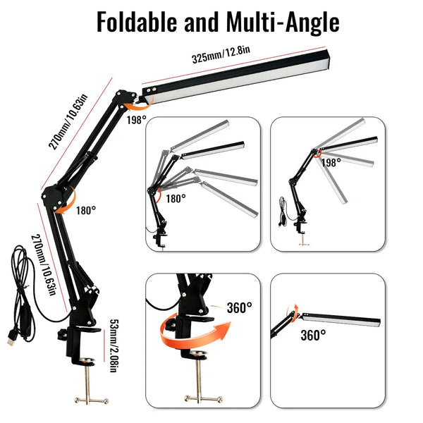 Adjustable LED Desk Lamp