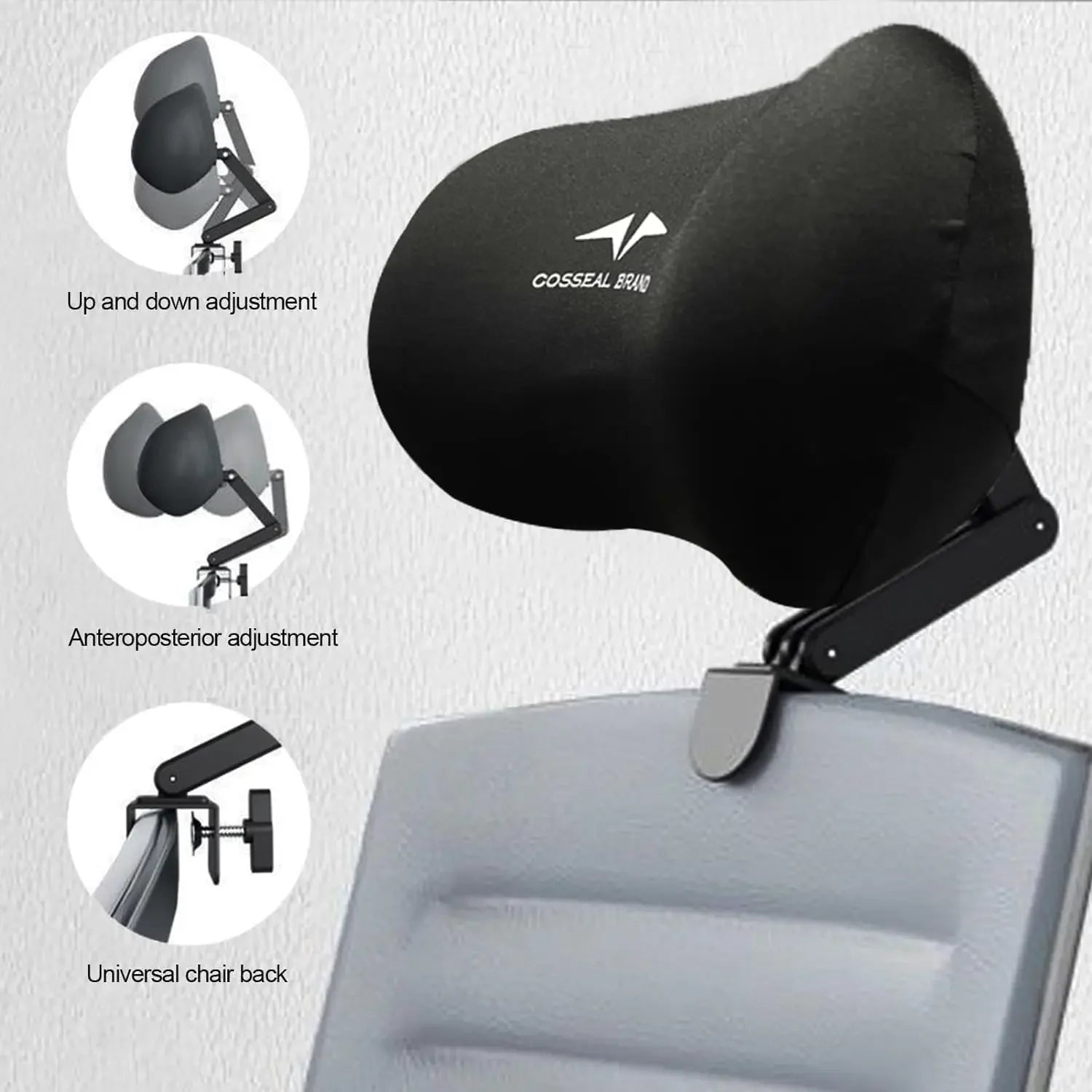 Universal Ergonomic Office Chair Headrest