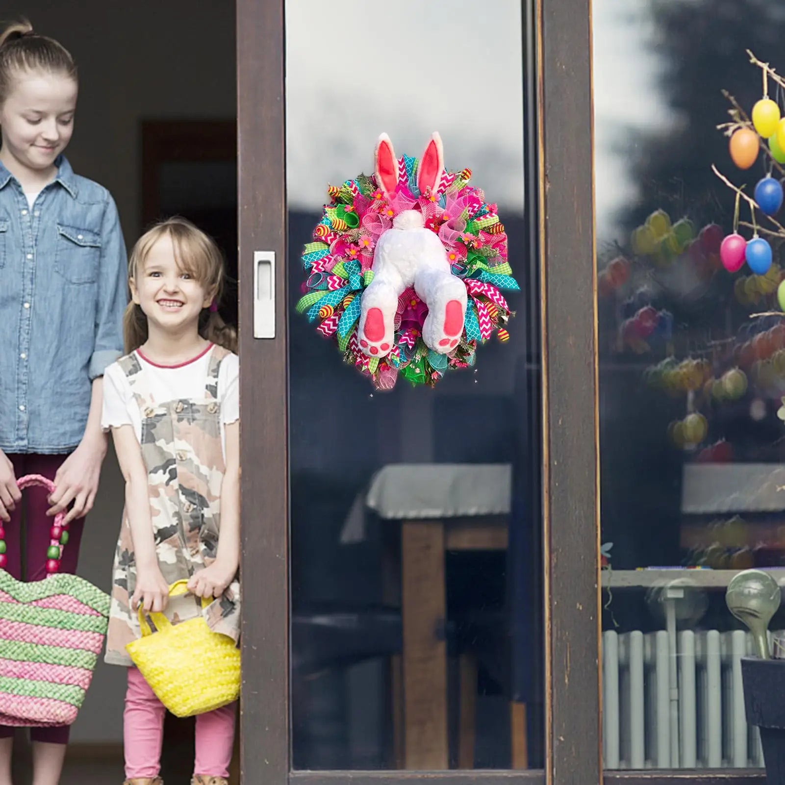 Easter Rabbit Wreath Garland