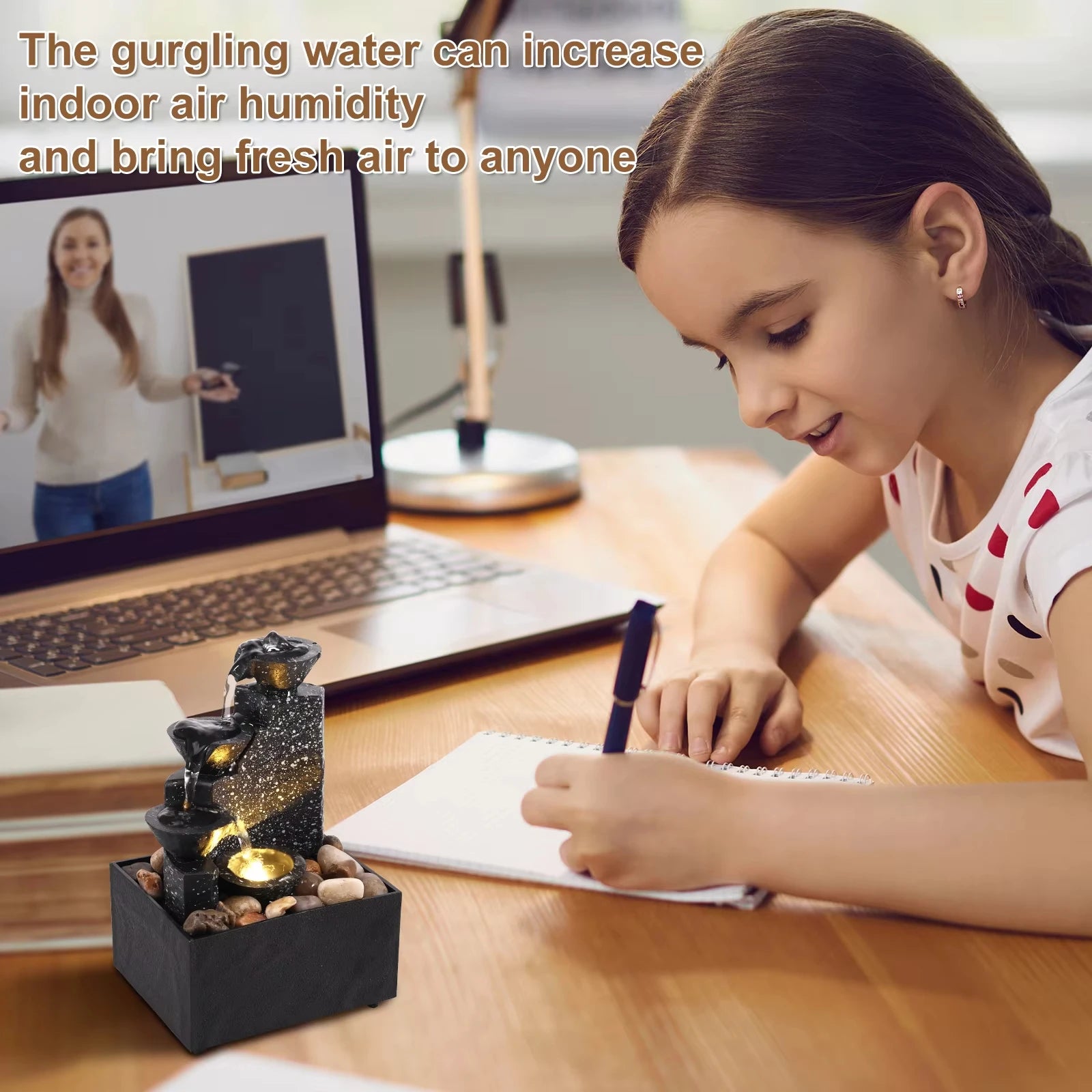 Tabletop fountain Relaxation Home Decor