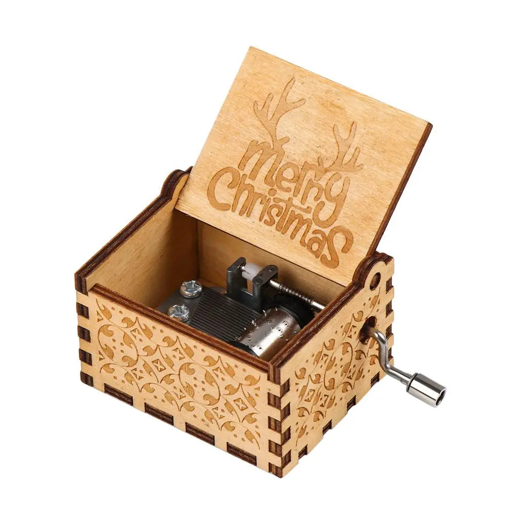 Vintage Wooden Music Box