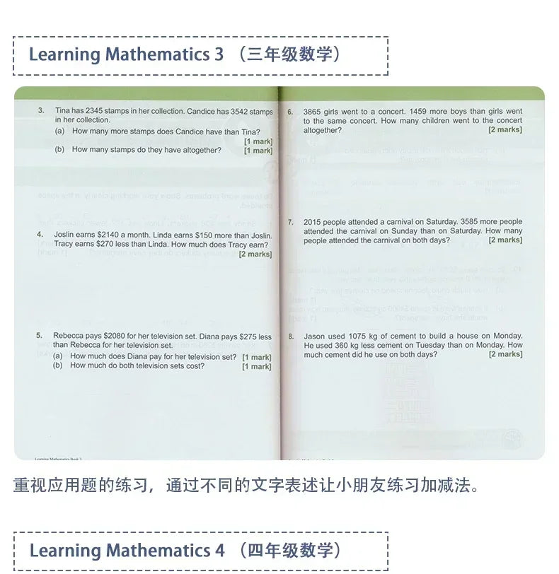 Learn Math Books Grades 1-6