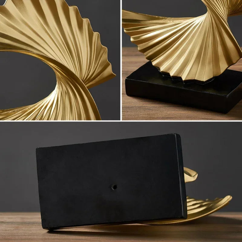 Modern Abstract Resin Sculpture Home Décor