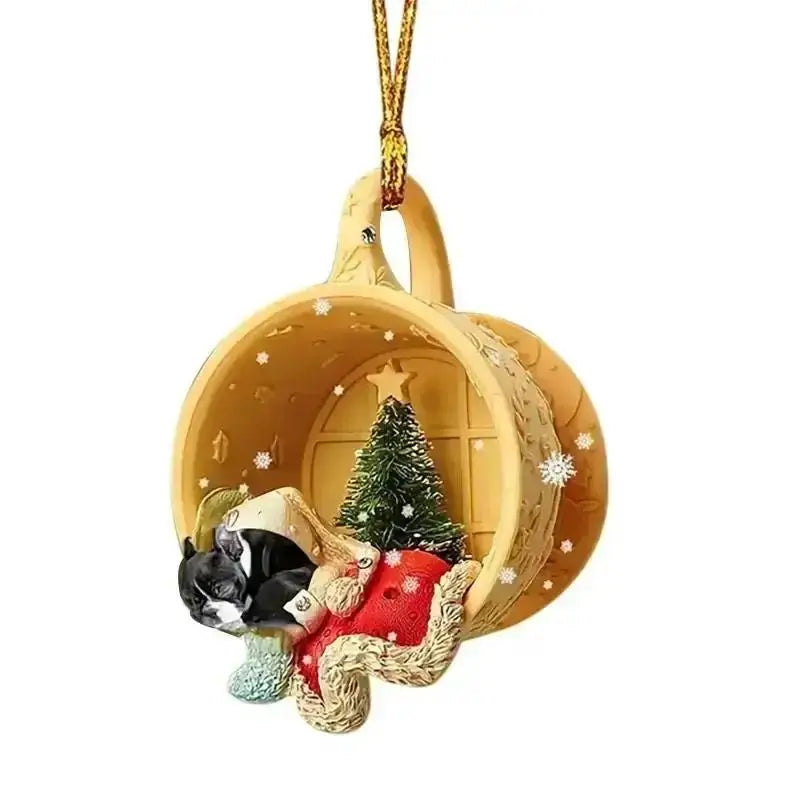 Christmas Dog Ornament