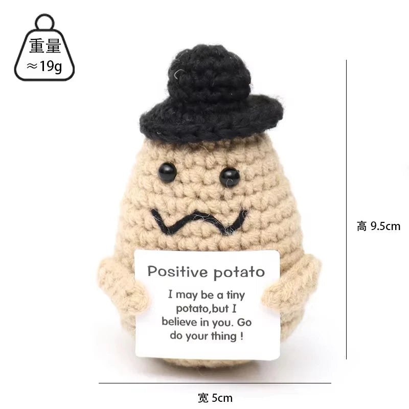 Positive Energy Potato Hug Mini Plush Doll