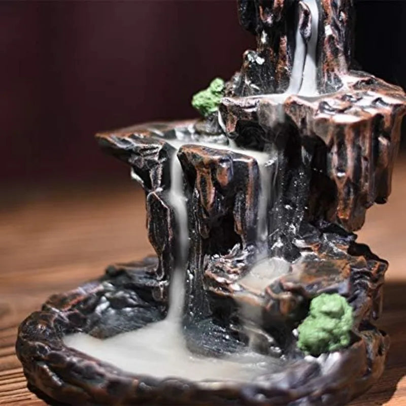 Waterfall Monk Incense Burner