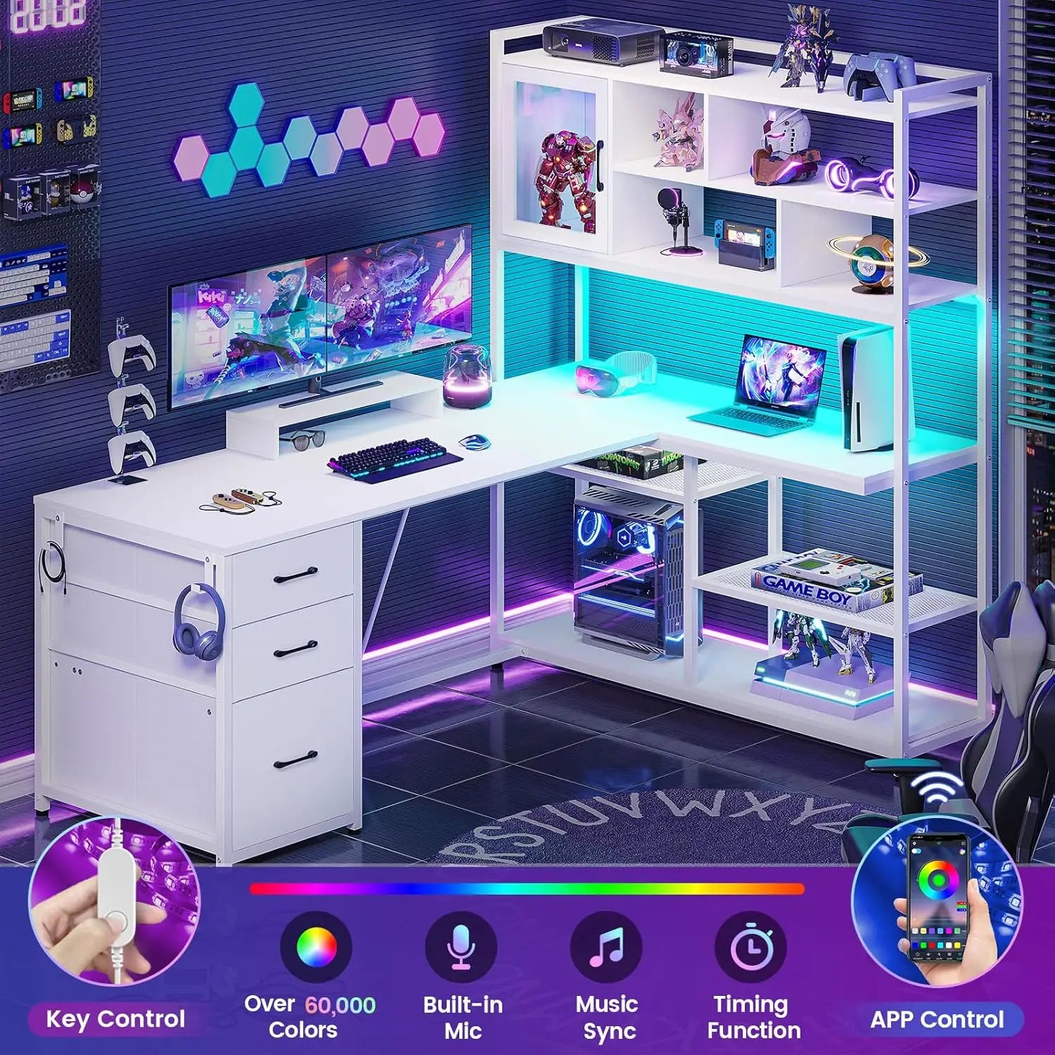 L Shaped Computer Desk